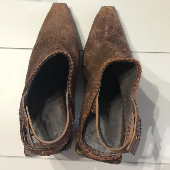 Free People Shoes Mule Silver storm RARE - Picture 2 of 8